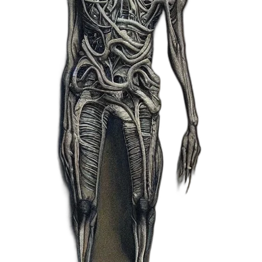 dress, staff, jewelry, robot transparent PNG cut-out