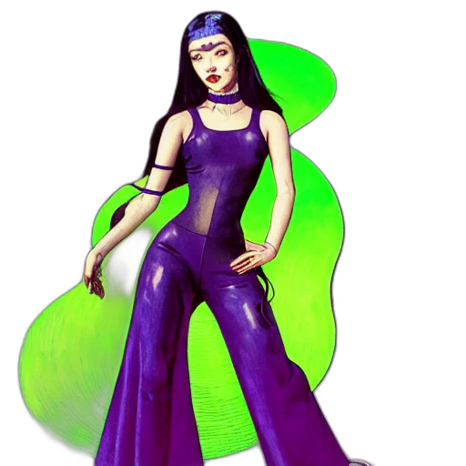 dress, concept art, fantasy art, comic book art transparent PNG cut-out