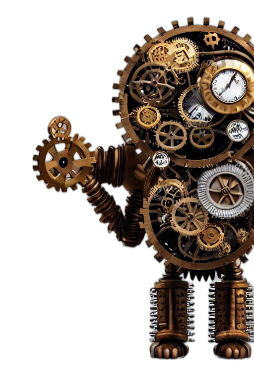 robot, jewelry, weapon, tiny transparent PNG cut-out
