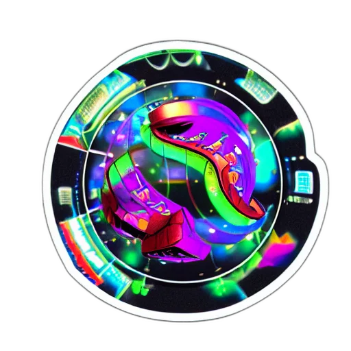 concept art, pixel art, cyberpunk, outer space transparent PNG cut-out