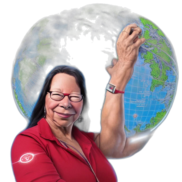 staff, epic, portrait, slightly transparent PNG cut-out