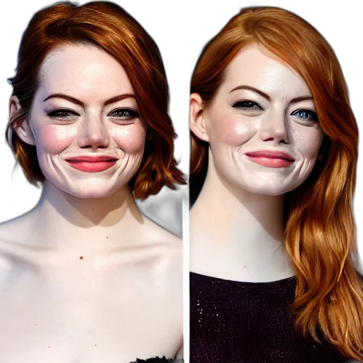 face, photorealistic, cartoon, 3d render transparent PNG cut-out