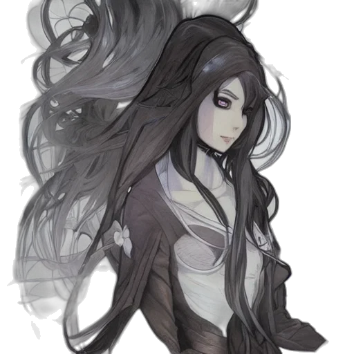 staff, mask, hair, creature transparent PNG cut-out