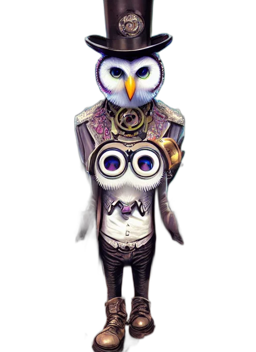 staff, robot, mask, animal transparent PNG cut-out