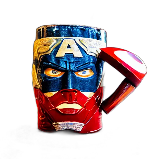 mask, comic book art, 3d render, photorealistic transparent PNG cut-out