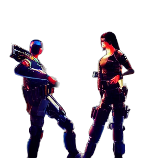 weapon, robot, concept art, comic book art transparent PNG cut-out