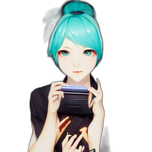 robot, staff, face, dress transparent PNG cut-out