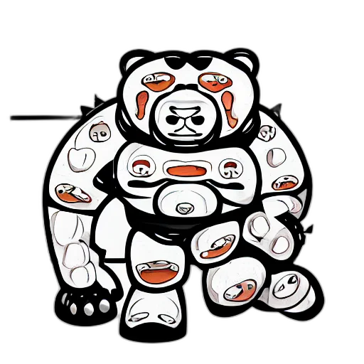 creature, robot, mask, face transparent PNG cut-out