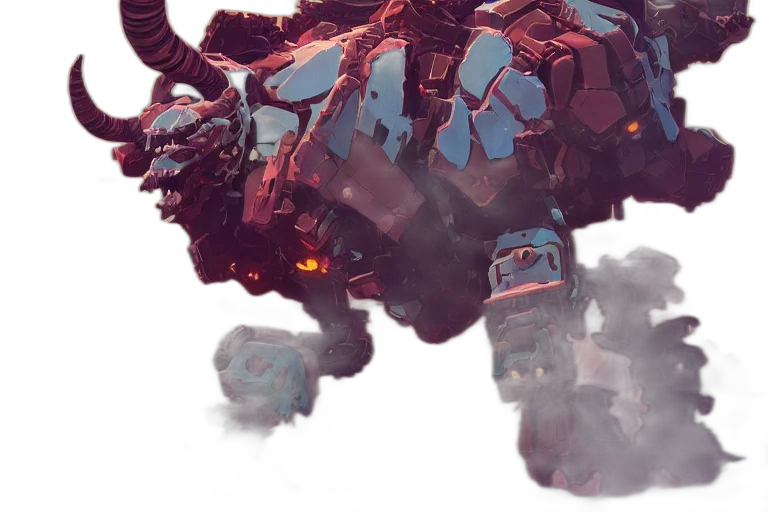 dragon, creature, animal, robot transparent PNG cut-out