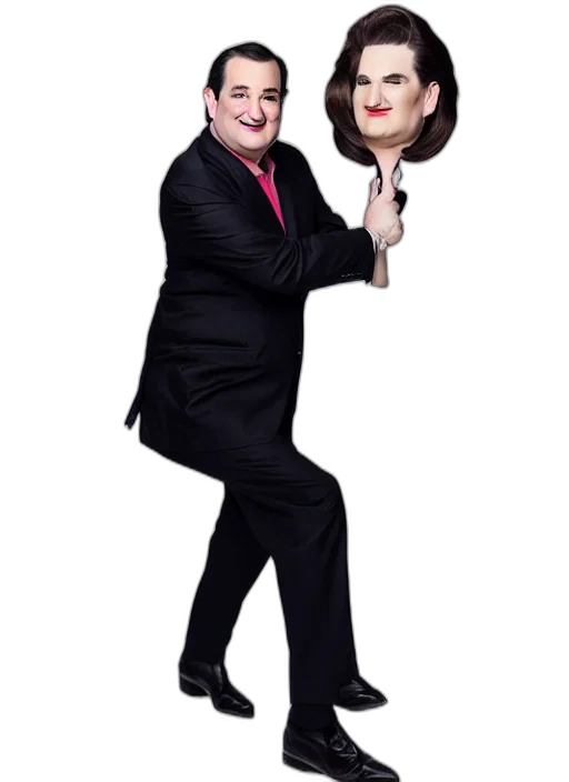 cartoon, studio, portrait, ted transparent PNG cut-out