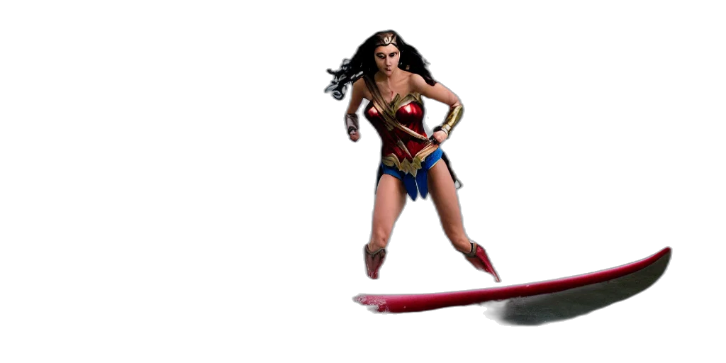comic book art, concept art, 3d render, gal transparent PNG cut-out