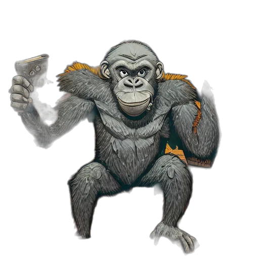 creature, animal, staff, concept art transparent PNG cut-out