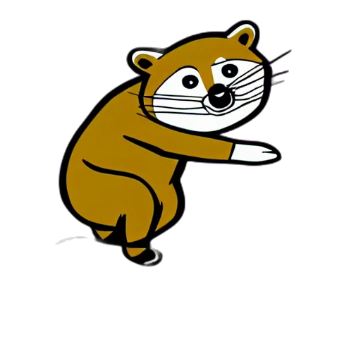 animal, creature, staff, cartoon transparent PNG cut-out