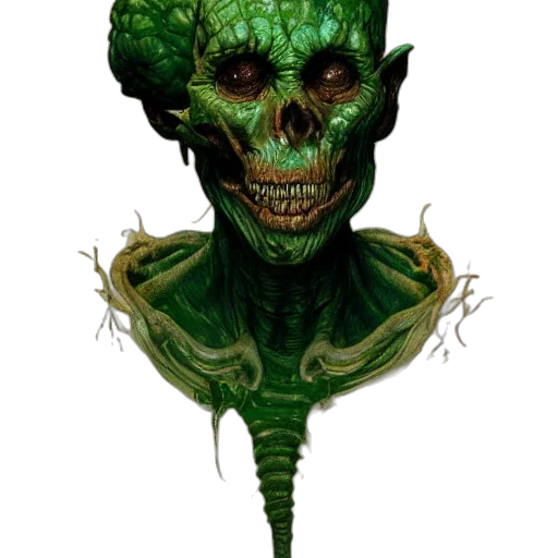 mask, creature, face, staff transparent PNG cut-out