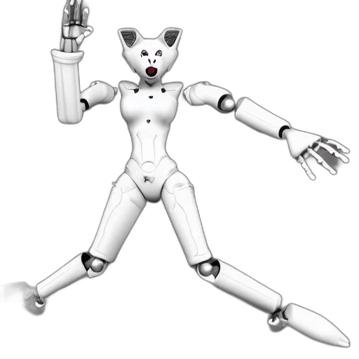 robot, staff, weapon, animal transparent PNG cut-out