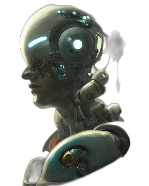 robot, face, weapon, mask transparent PNG cut-out