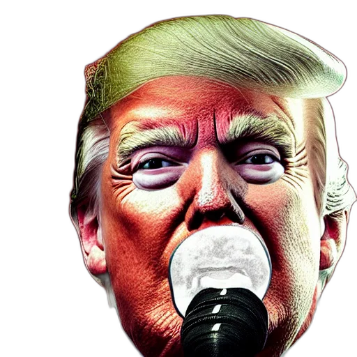 mask, face, photorealistic, vaporwave transparent PNG cut-out