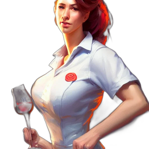staff, robot, dress, weapon transparent PNG cut-out