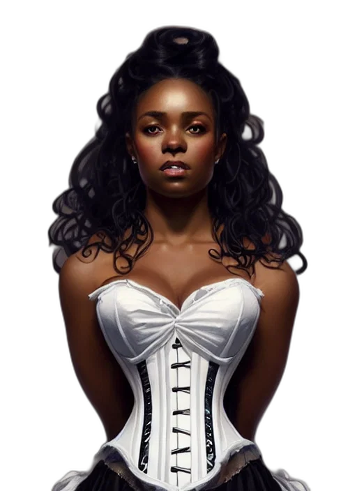 dress, fantasy art, photorealistic, comic book art transparent PNG cut-out