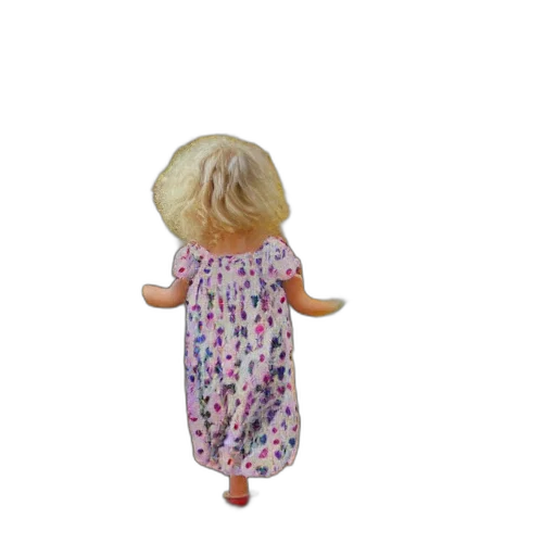 dress, hair, staff, hat transparent PNG cut-out