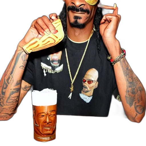 jacket, food, face, snoop transparent PNG cut-out