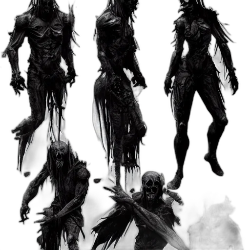 creature, concept art, comic book art, fantasy art transparent PNG cut-out