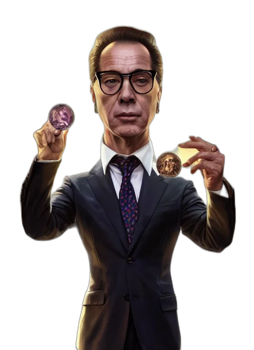 face, staff, concept art, comic book art transparent PNG cut-out