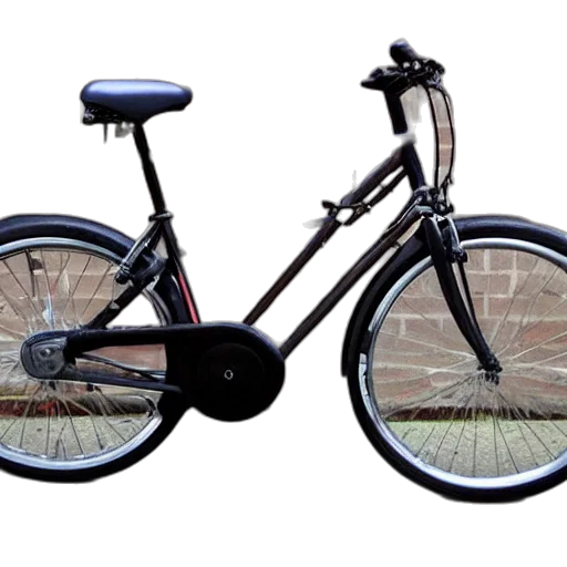 3d render, photorealistic, worst, bicycle transparent PNG cut-out