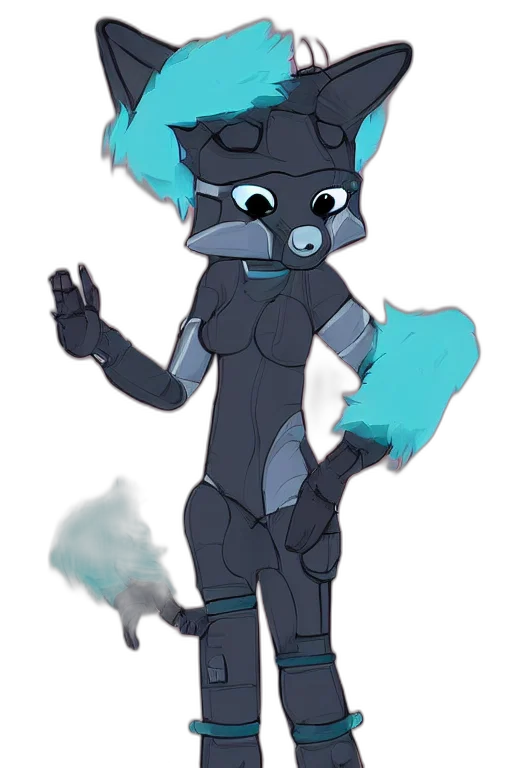 robot, staff, mask, creature transparent PNG cut-out
