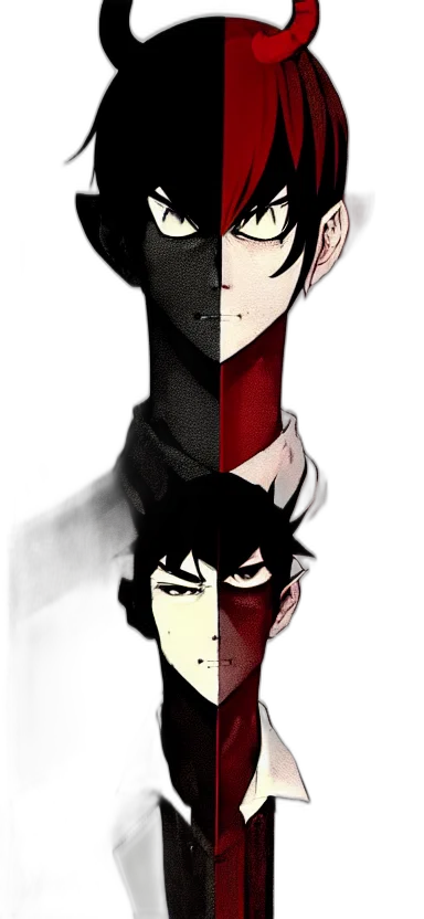 mask, face, comic book art, anime transparent PNG cut-out