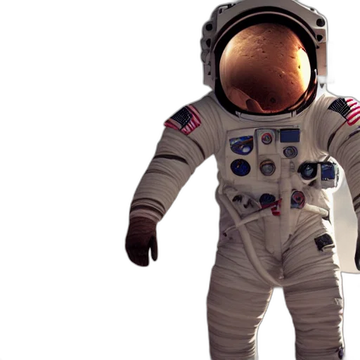 jacket, concept art, 3d render, outer space transparent PNG cut-out
