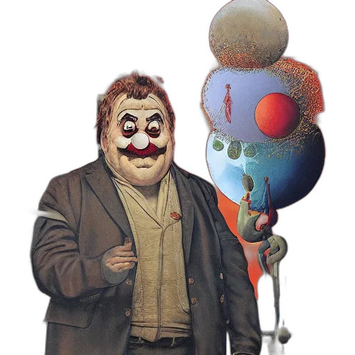 mask, creature, staff, umbrella transparent PNG cut-out