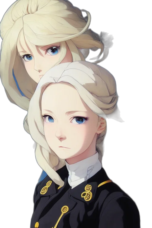 crown, staff, face, hair transparent PNG cut-out