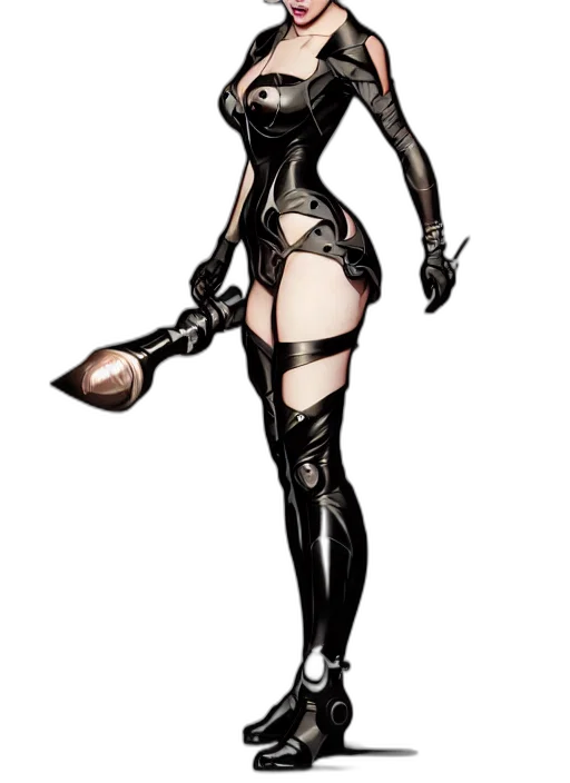 staff, weapon, dress, mask transparent PNG cut-out