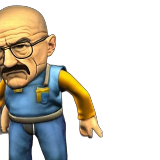 staff, face, 3d render, concept art transparent PNG cut-out