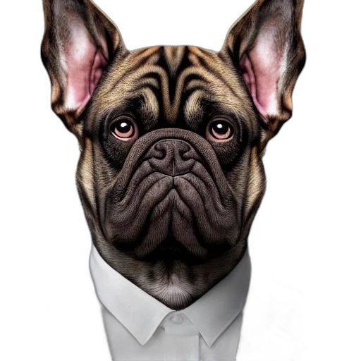 animal, face, staff, photorealistic transparent PNG cut-out