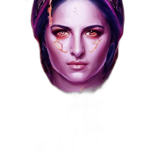face, mask, crown, jewelry transparent PNG cut-out