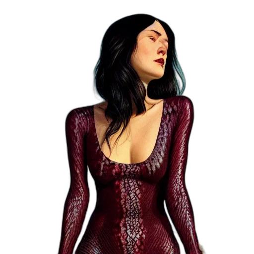 dress, concept art, photorealistic, 3d render transparent PNG cut-out