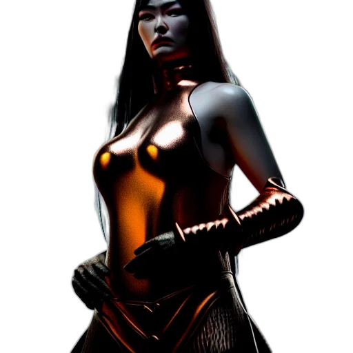 dress, jewelry, staff, mask transparent PNG cut-out