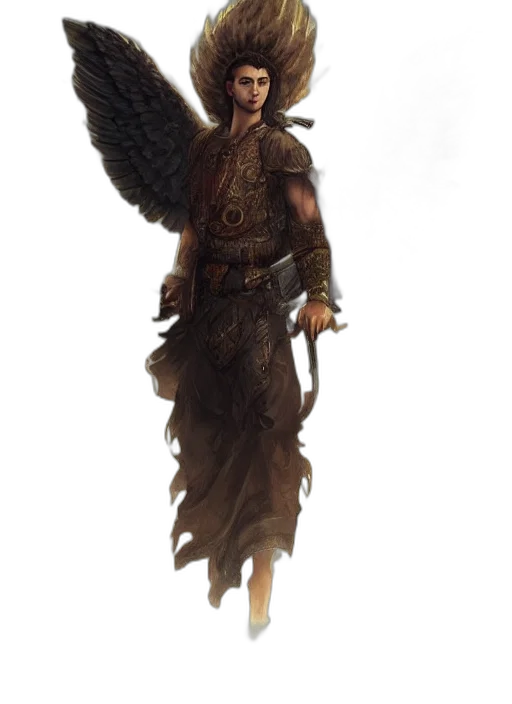 staff, dragon, sword, concept art transparent PNG cut-out