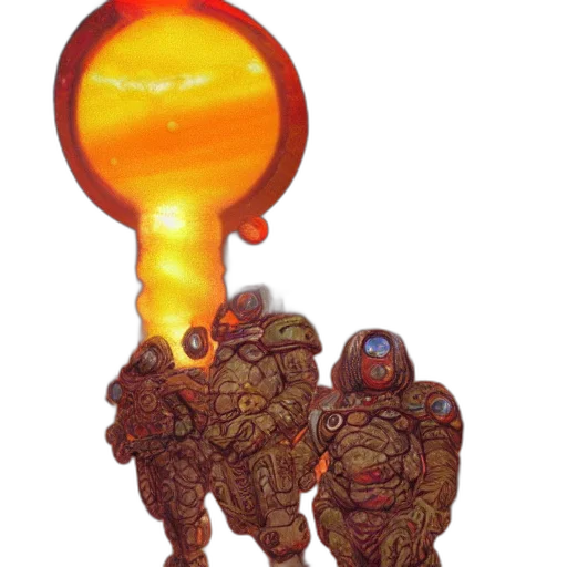 robot, staff, weapon, concept art transparent PNG cut-out