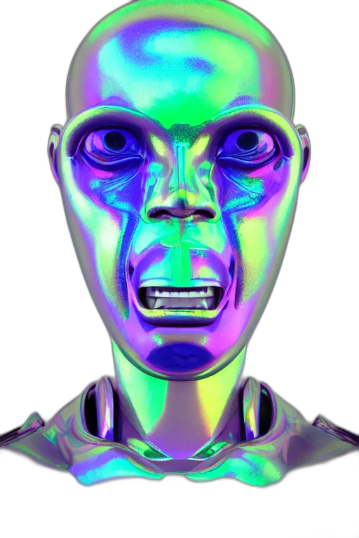 robot, face, mask, creature transparent PNG cut-out