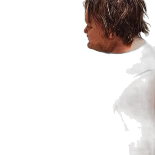 face, hair, staff, jacket transparent PNG cut-out