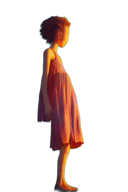 dress, staff, face, crown transparent PNG cut-out