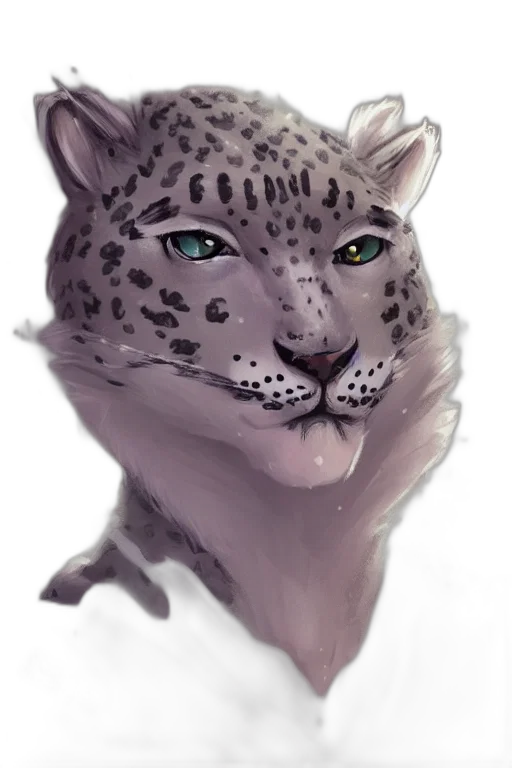 animal, creature, face, watercolor transparent PNG cut-out