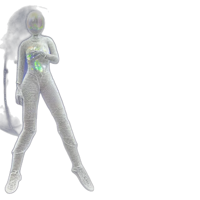 robot, creature, mask, staff transparent PNG cut-out
