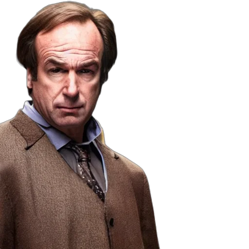 jacket, face, hat, saul transparent PNG cut-out