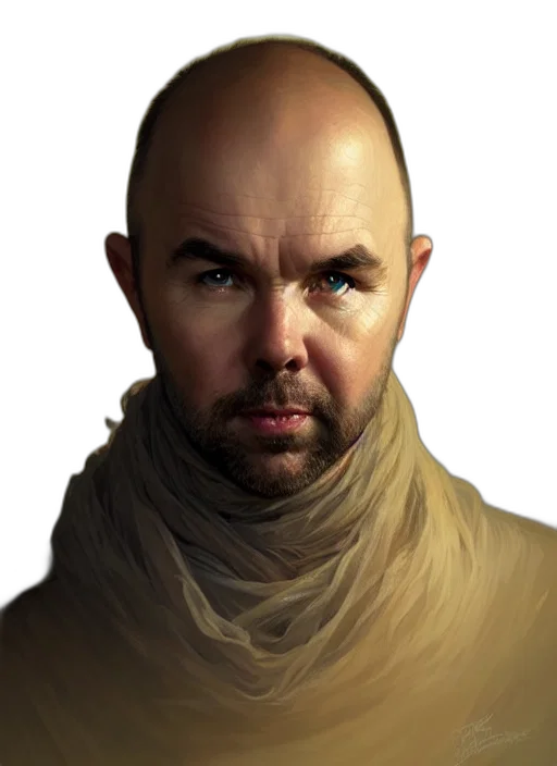 staff, face, photorealistic, concept art transparent PNG cut-out