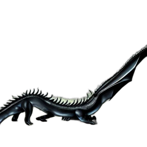 dragon, creature, animal, staff transparent PNG cut-out