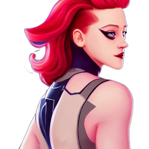 jacket, concept art, comic book art, cyberpunk transparent PNG cut-out